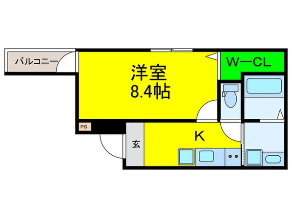 フジパレス堺石津川サウスの物件間取画像